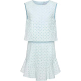 Cleo Dress Light Aqua Eyelet