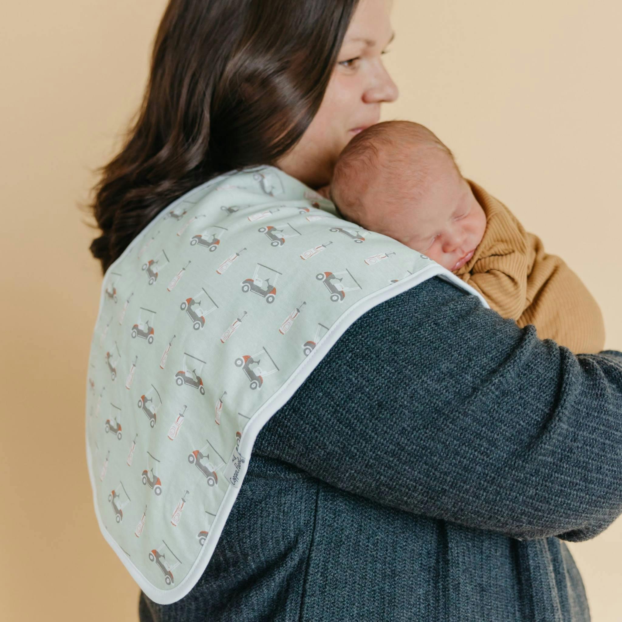 3 Pack Premium Burp Cloths - Bogey