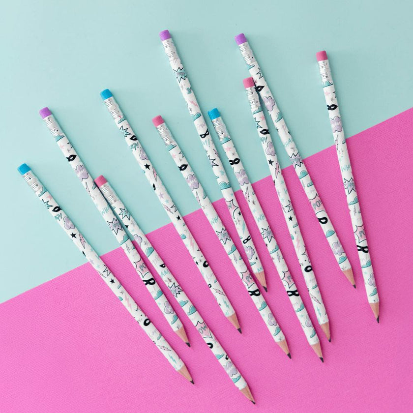 Girl Power Pencil Set