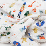 Original Cotton Muslin Quilt - Christmas Time