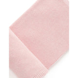 Textured Knit Blanket Pink Melange