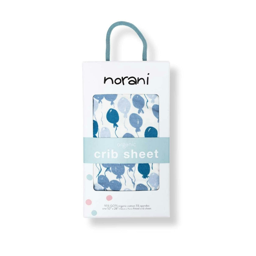 Organic Print Fitted Crib Sheet