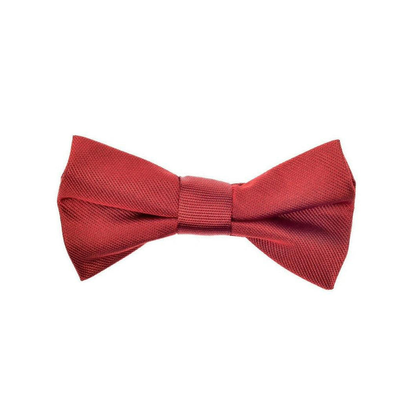 Henley Silk Bow Tie - Pillar Box Red