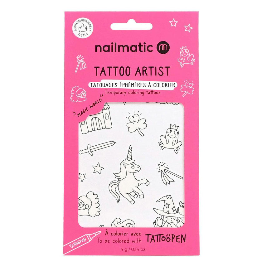 Tattoo Temporary for Kids MAGIC WORLD