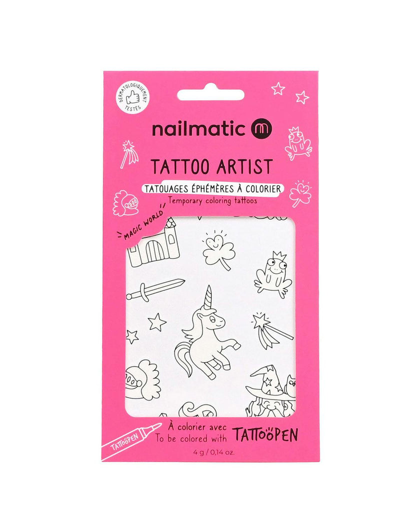 Tattoo Temporary for Kids MAGIC WORLD