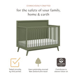 Babyletto Palma 4-in-1 Convertible Crib with Toddler Bed Conversion Kit