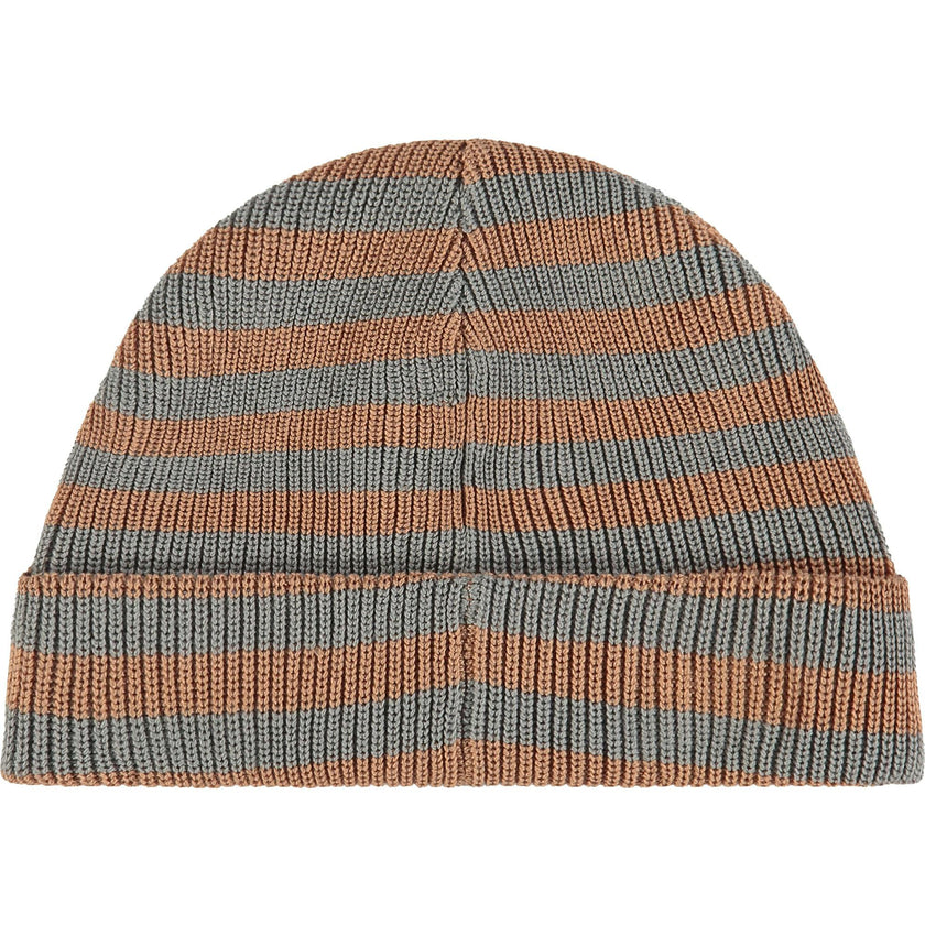 Chunky Knit Striped Hat