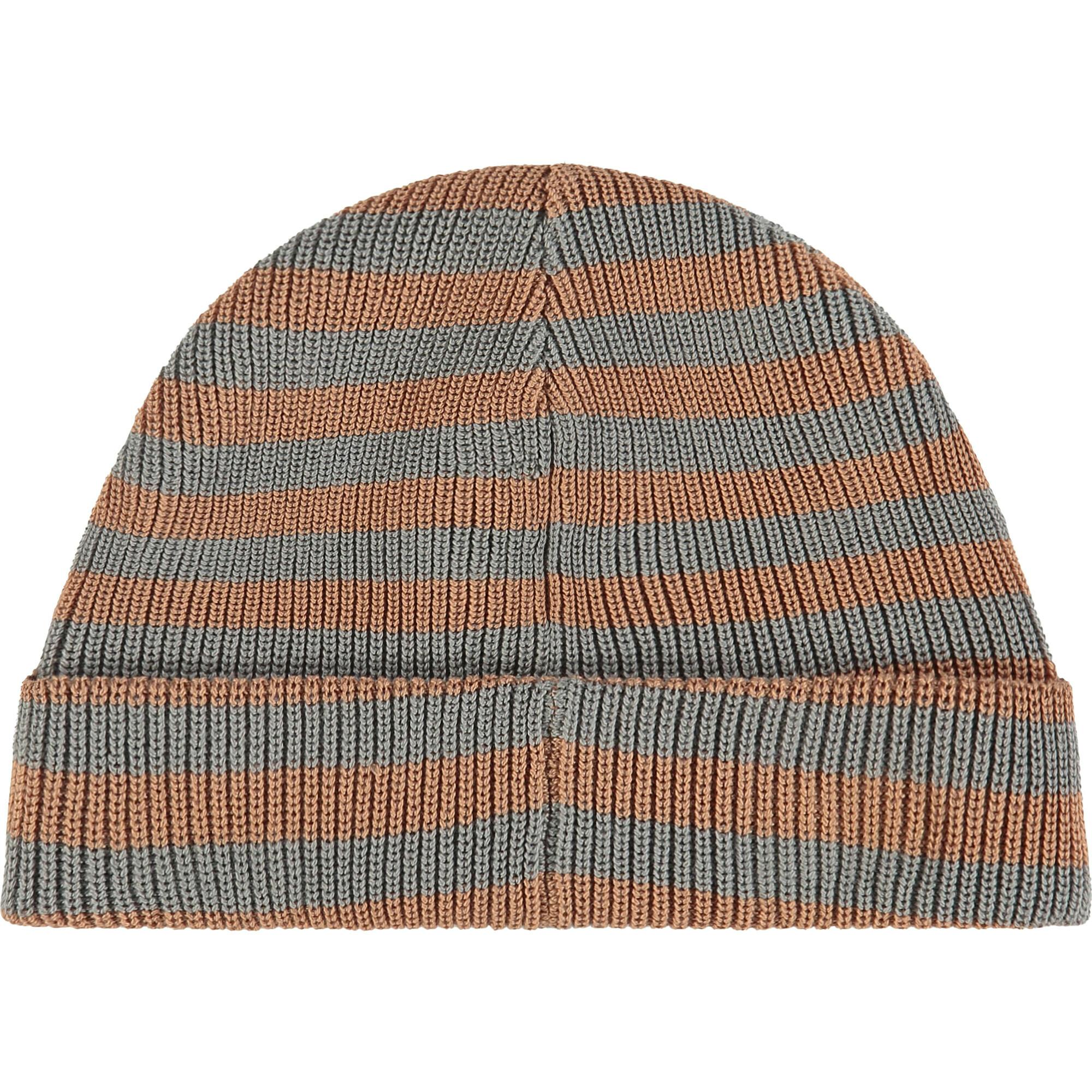 Chunky Knit Striped Hat