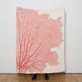 Coral Fan Throw