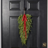 Seeding Winter Juniper Berry Greenery Classic Holiday Teardrop Swag - 3 Options Available