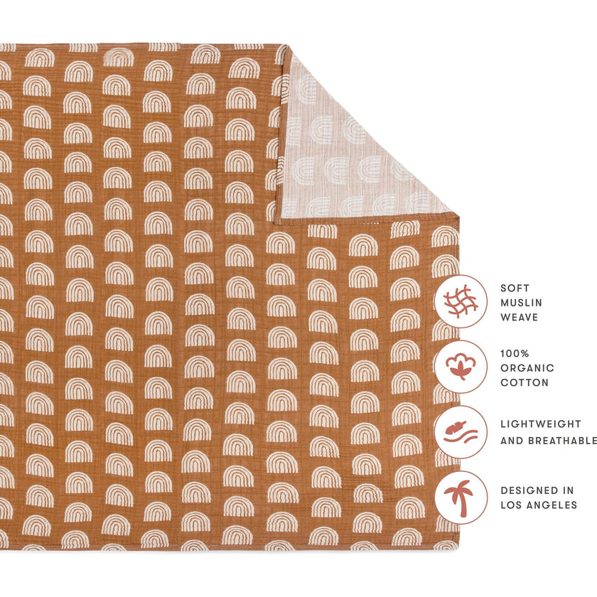 Organic Muslin Cotton Swaddle