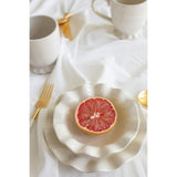 Signature White Ruffle Flare Small Bowl