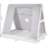 Kid's Tent Twin Floor Bed