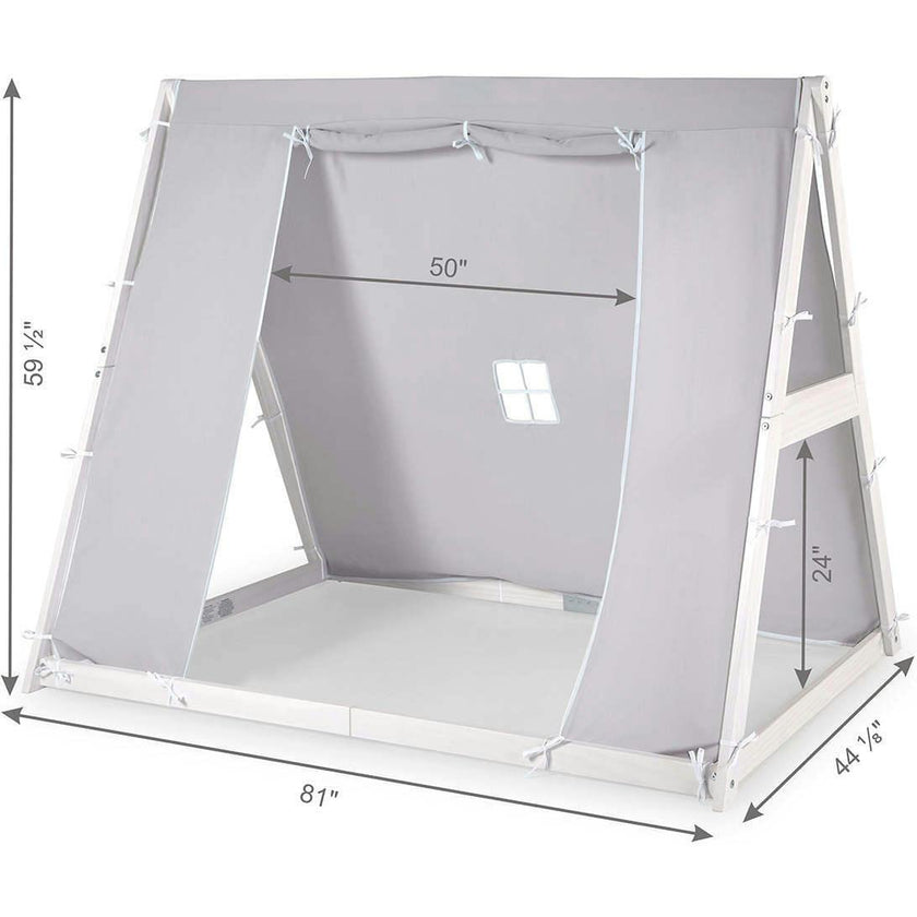 Kid's Tent Twin Floor Bed