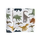Cotton Muslin Swaddle Blanket - Dino Friends