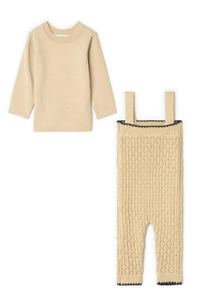 Knit Overall Set