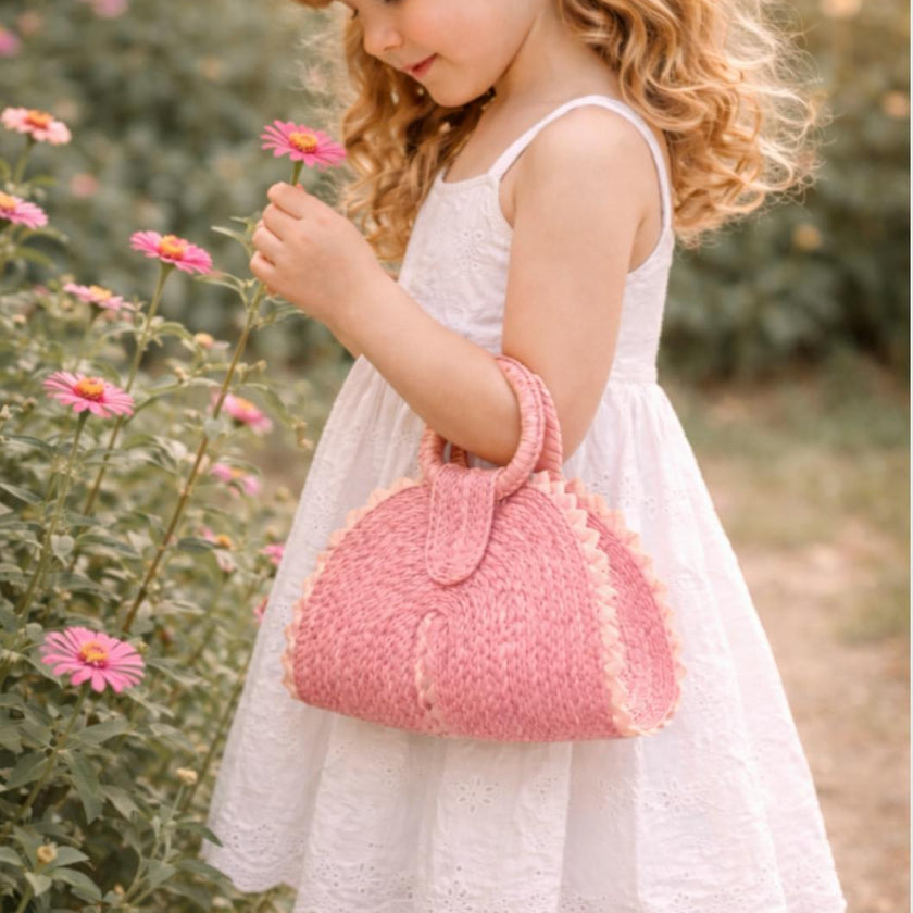 Garden Rose Palm Purse