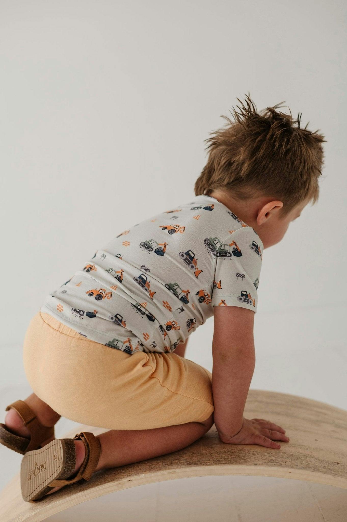 Boys Harem Shorts in Mountain Spring