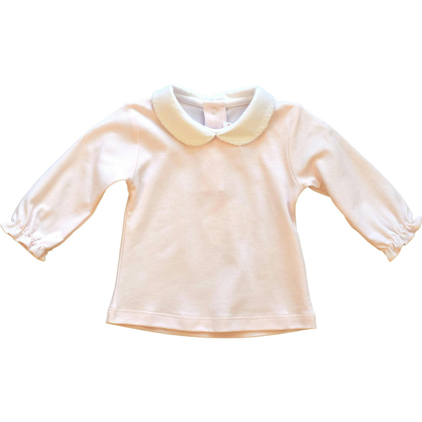 Peach Peter Pan Top