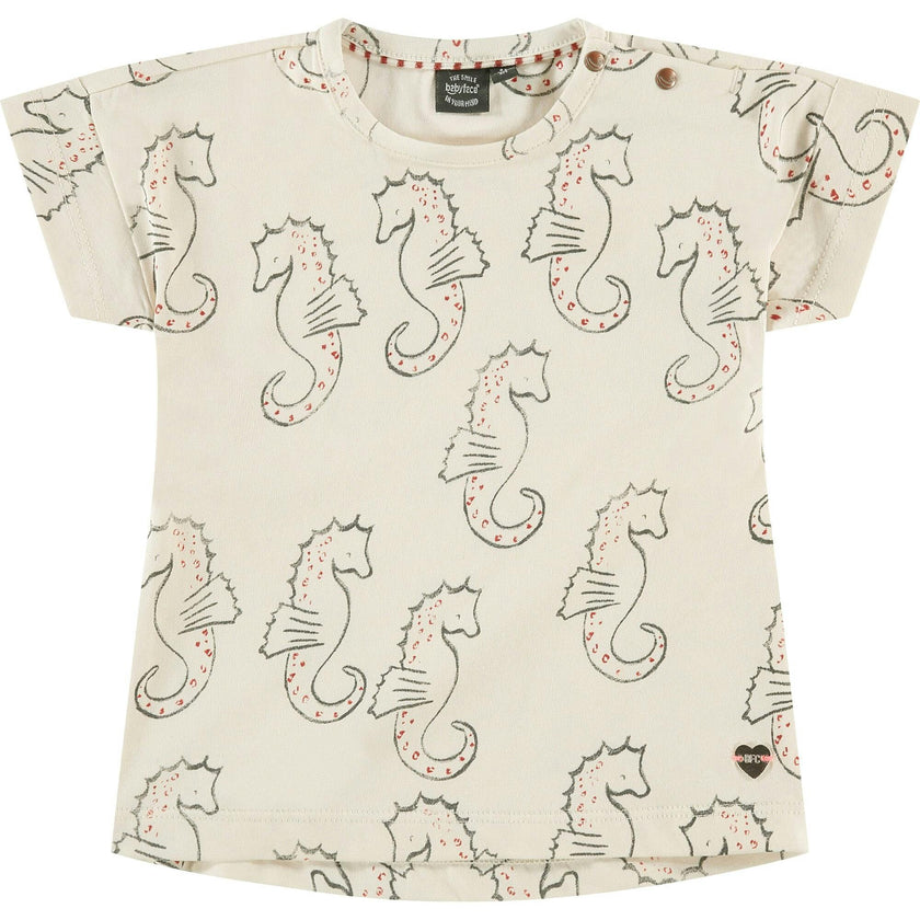 All-Over Illustration Graphic Print T-Shirt