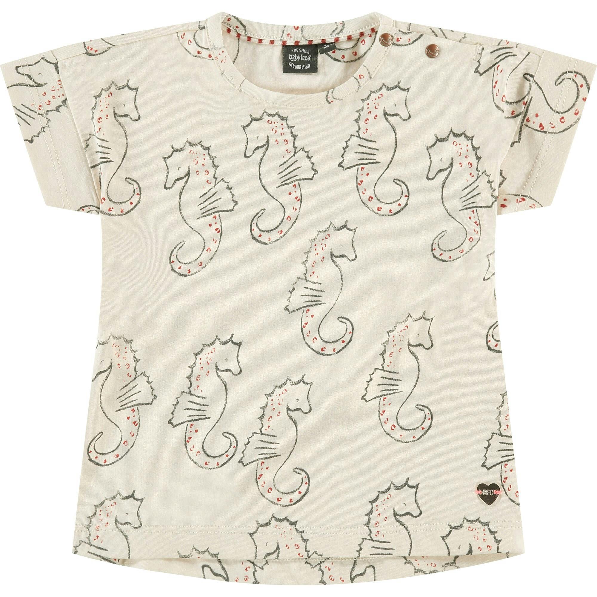 All-Over Illustration Graphic Print T-Shirt