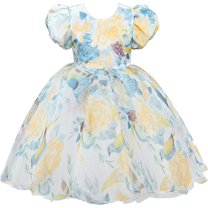 Blue Chablis Floral Garden Organza Dress