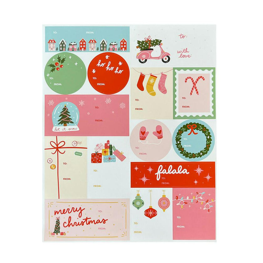 Oh What Fun Gift Sticker Set