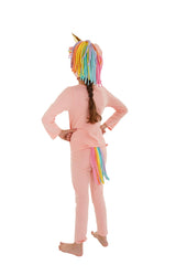 Sunrise Peach Unicorn Pajama Costume