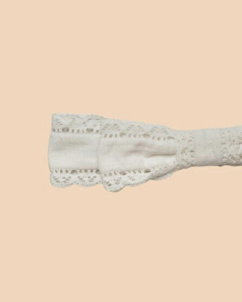 Lace Headband- Ivory