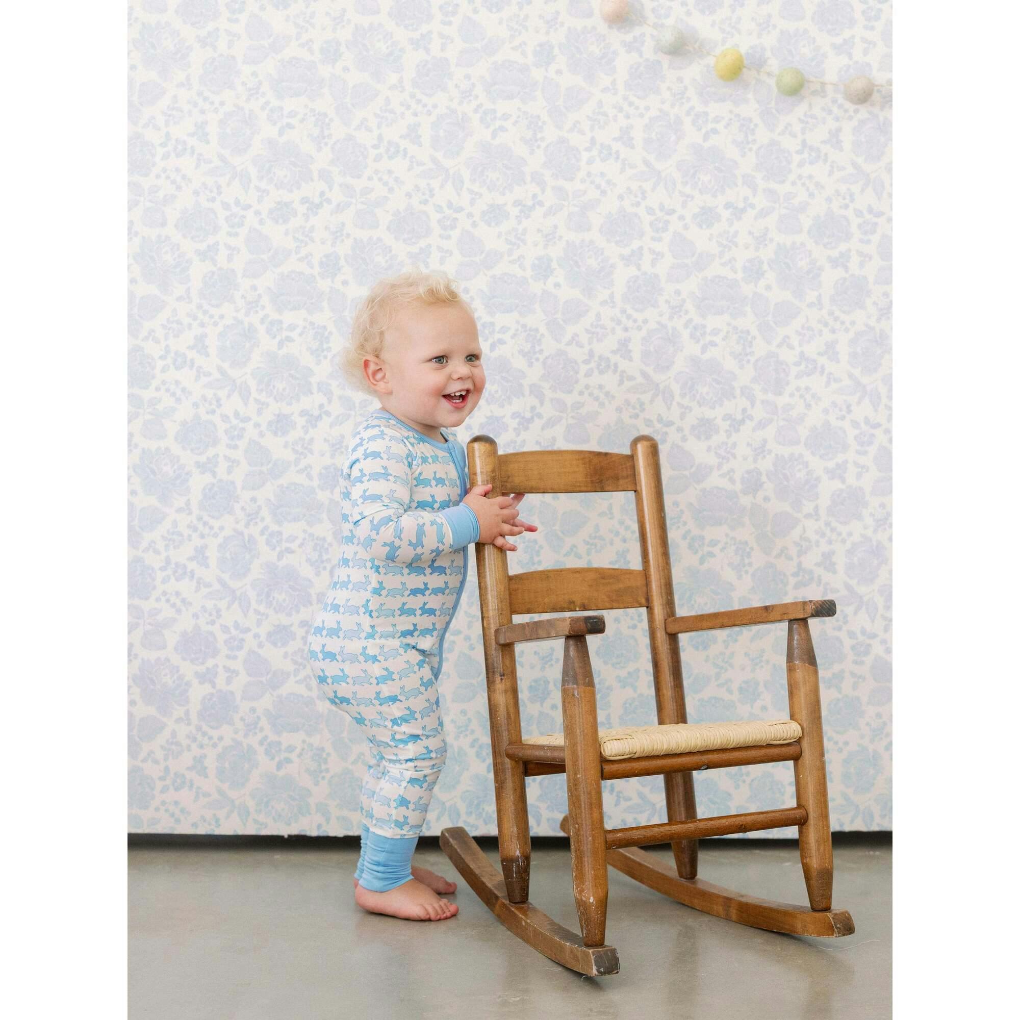 Little Hopper Bamboo Zipper Romper