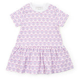 Lottie Girls' Dress - Tennis Crest Pink