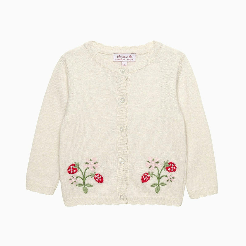 Baby Strawberry Cardigan