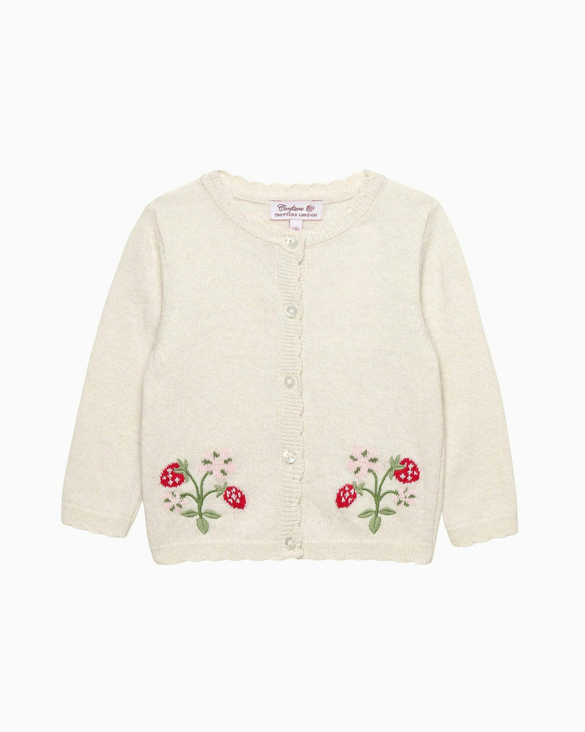 Baby Strawberry Cardigan