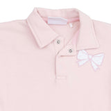 Veiled Pink Bows - Polo Dress and Legging