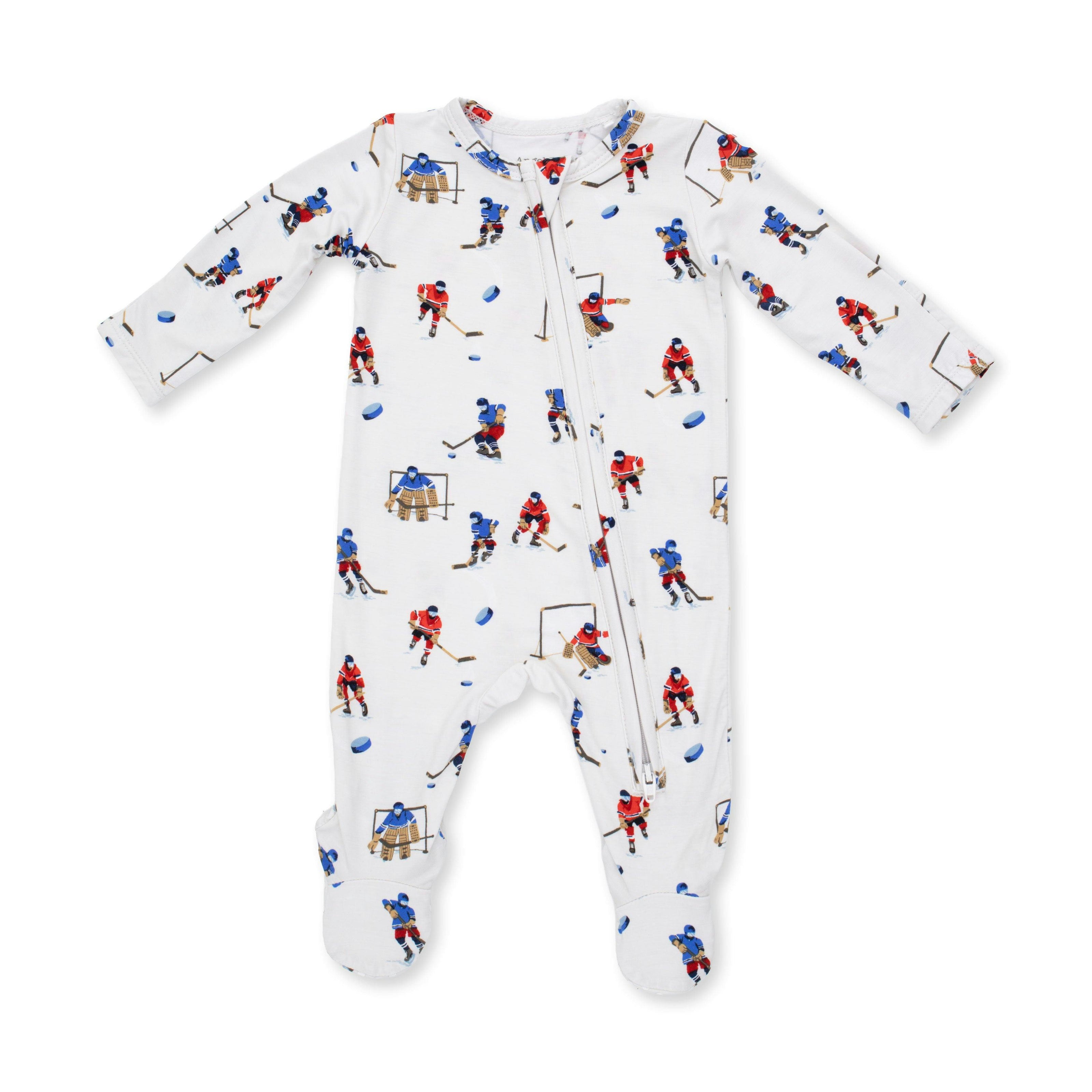 Hockey Players - 2 Way Zipper Footie