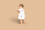 Baby Tent Box Pleated Sleeve Dress