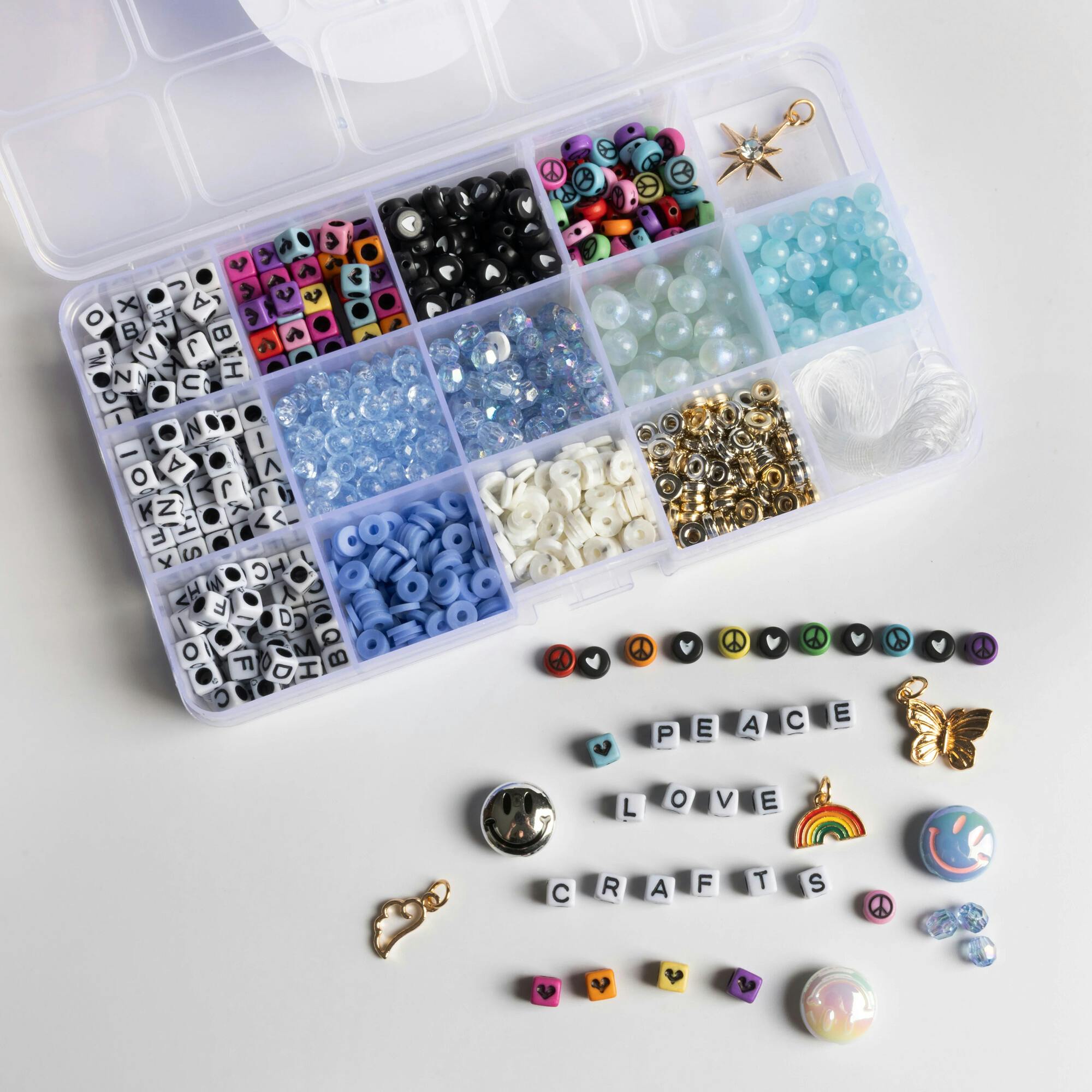 Blue Happiness Bead Kit Over 1