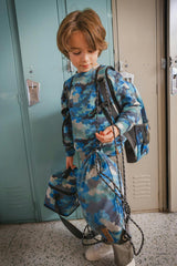 Little Boy Camouflage Durable Lightweight Drawstring Bag