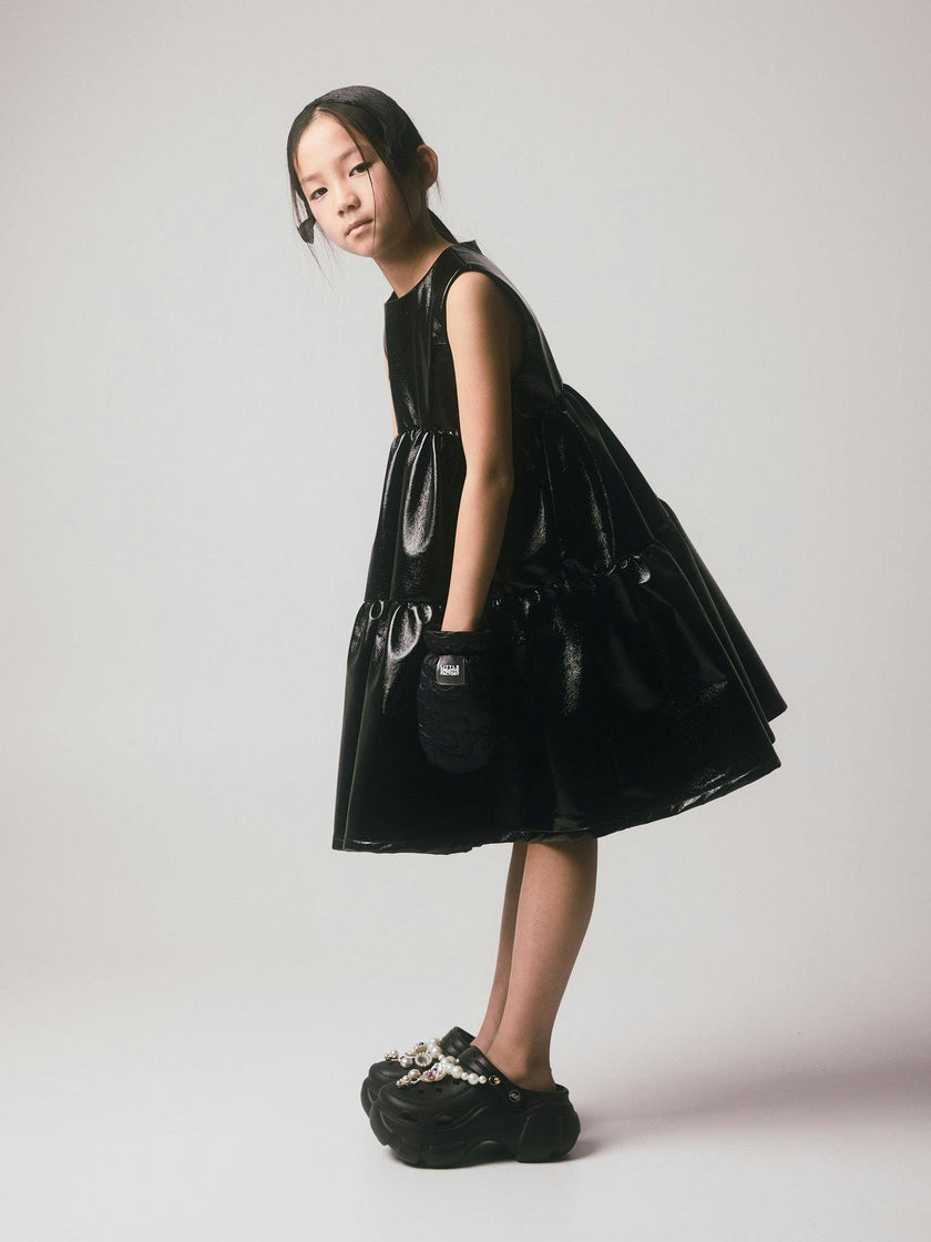 Electra Apron Dress Black