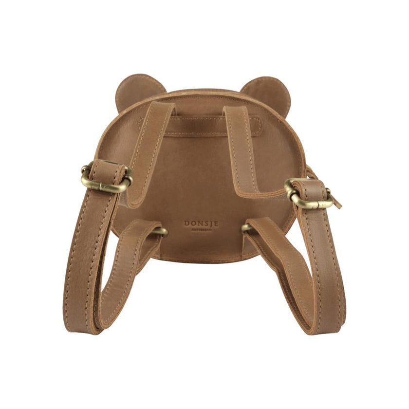 Kapi Classic Backpack | Bear | Cognac Classic Leather