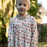 Girls Myrtle Pleated Dress | Autumn Floral