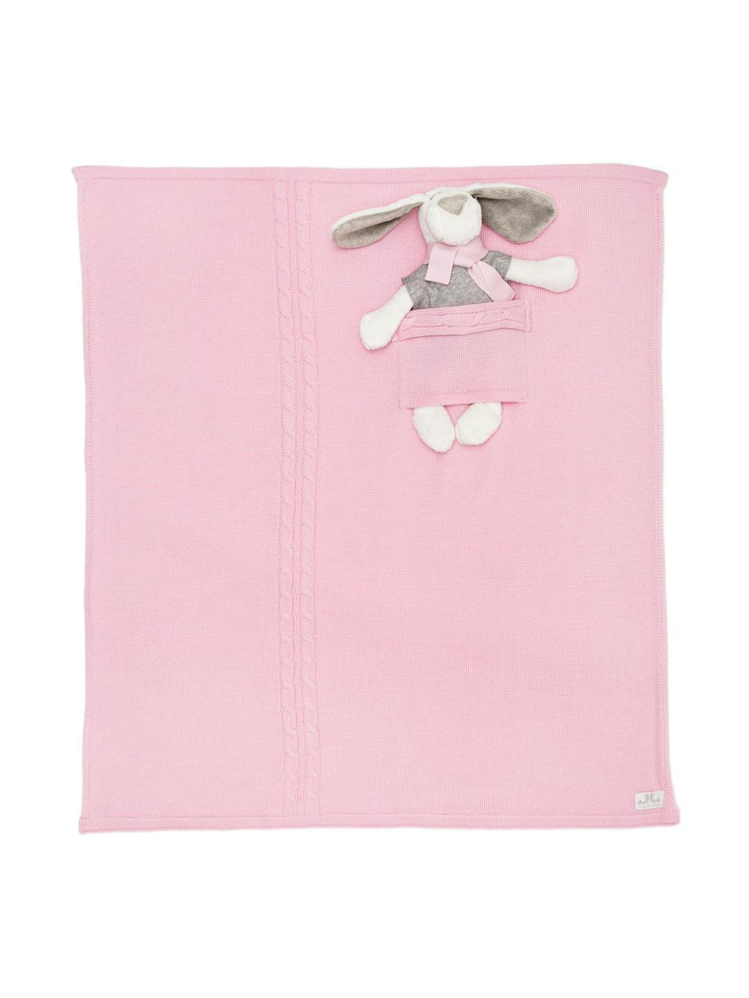 Milo & Lilirose Knitted Baby Blanket Set