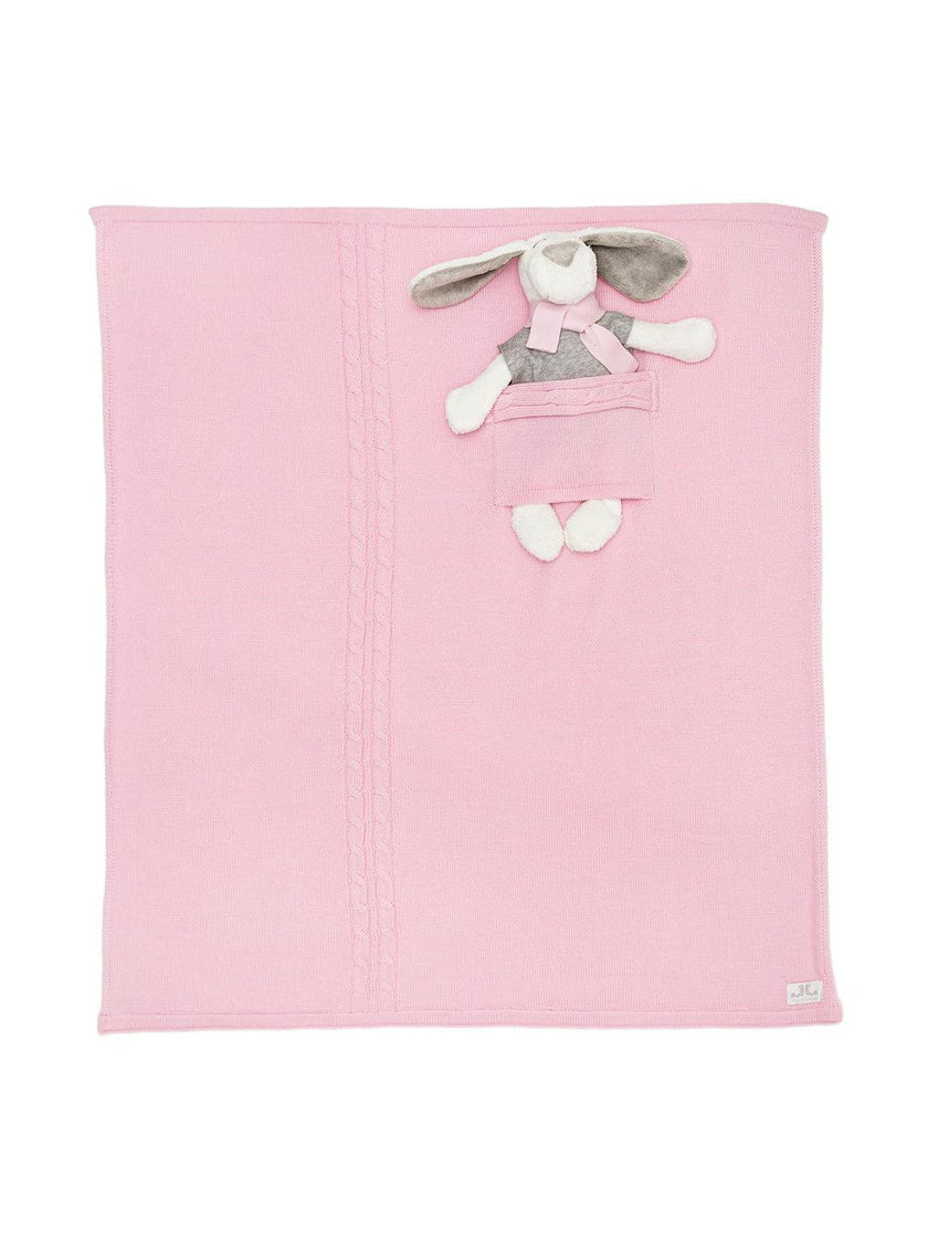 Milo & Lilirose Knitted Baby Blanket Set