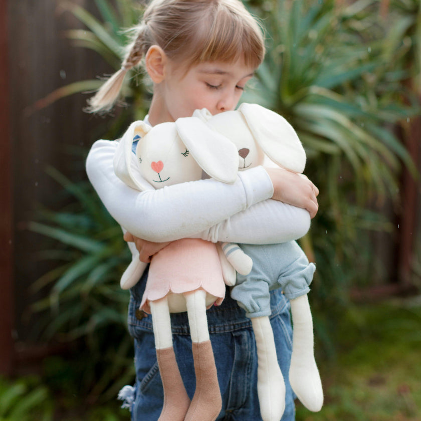 Knit Bunny Plush - Finn