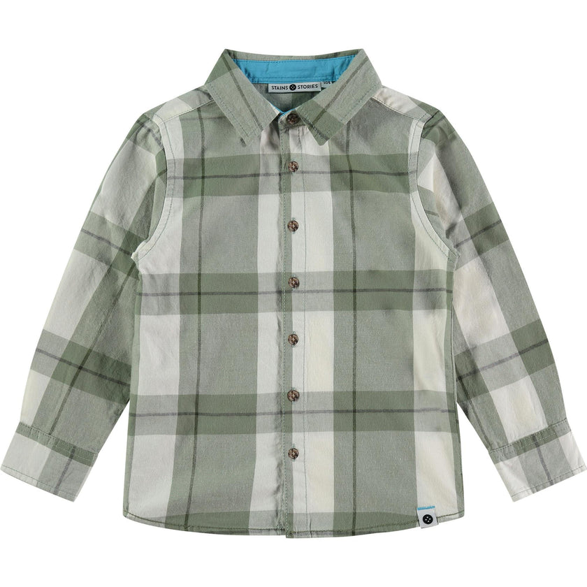Checked Button Down Shirt