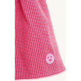 children's vichy frilled top - wild berry