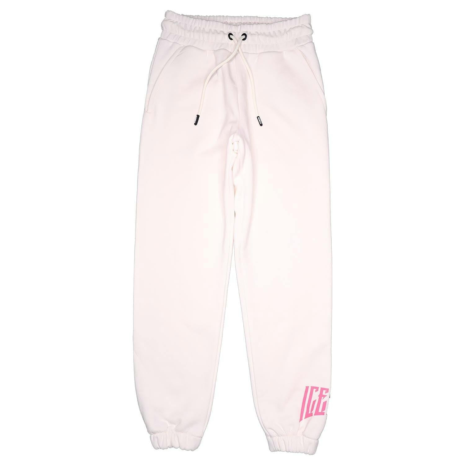 ICEBERG Light Pink Logo Sweatpants