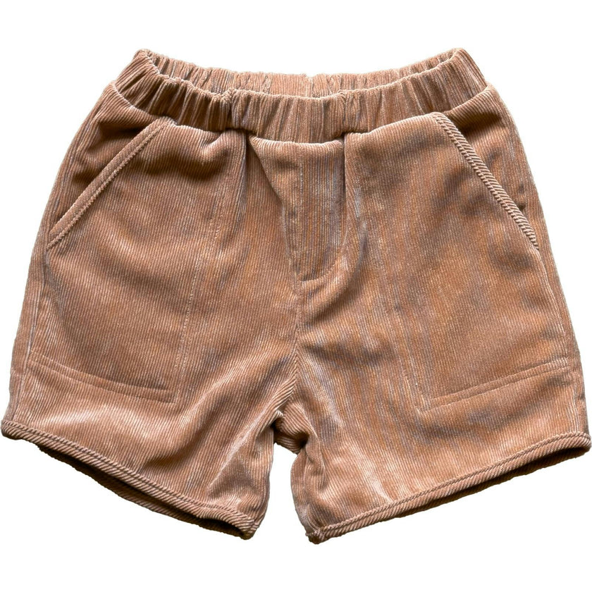 Athletic Short in Proformance Cord In Terra Cotta