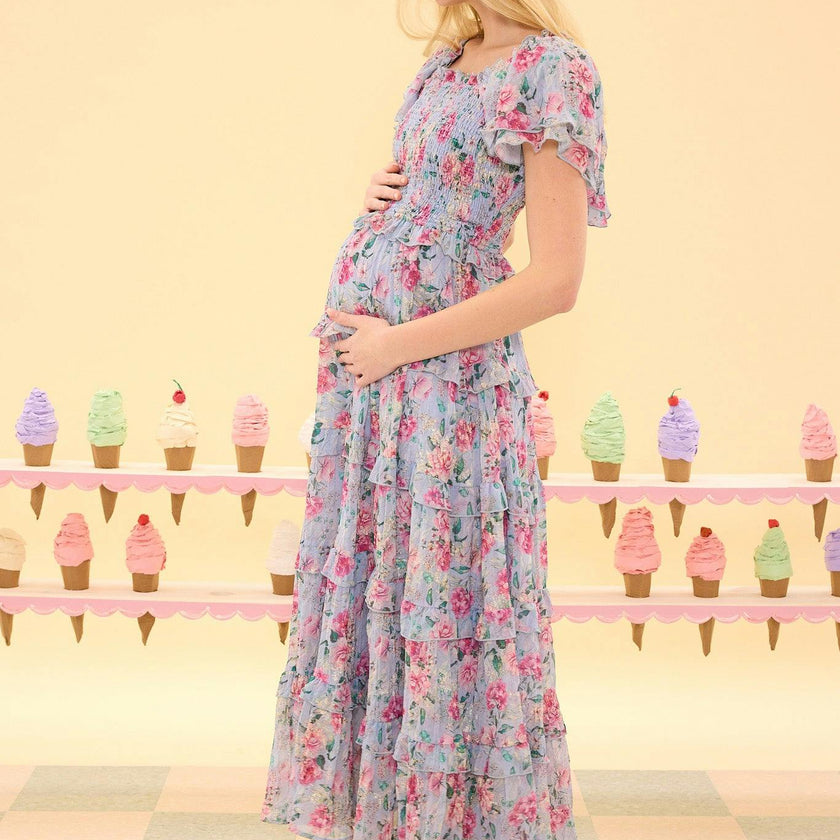 Winnie Dress in Peony Blossoms