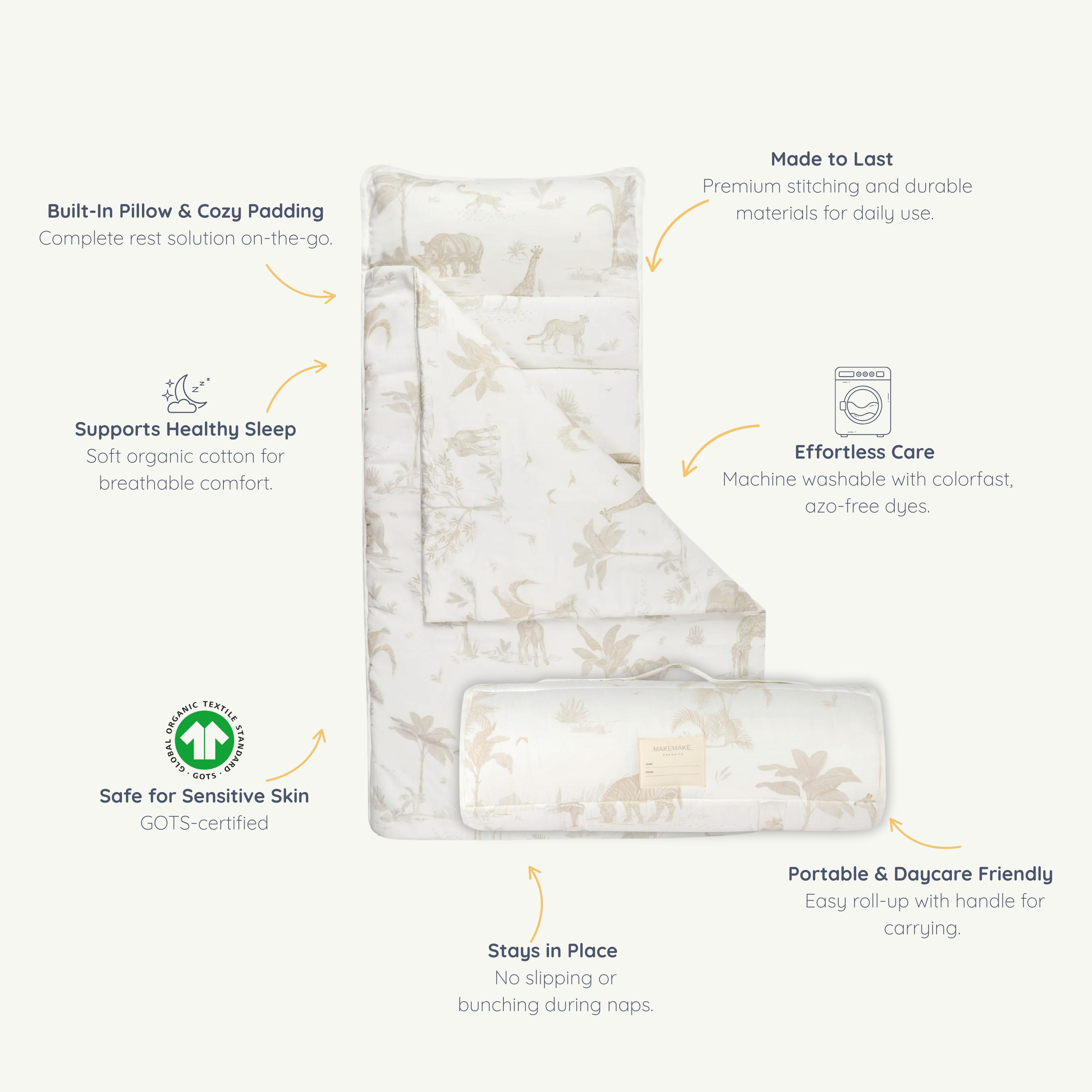 Organic Cozy Comfort Nap Mat